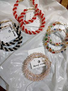 Korean Hoops Earings