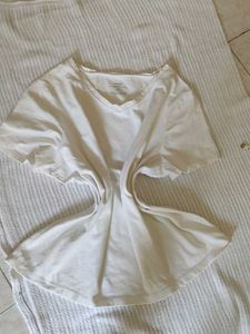 White V-Neck T-Shirt