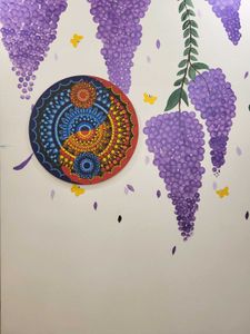 Wisteria & Mandala Wall Art