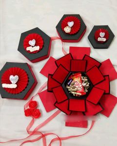 Hexagonal Explosion Box 🎁 For Gifting ♥️