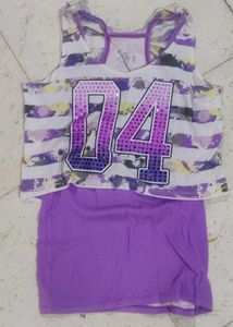 Justice top for sports wear
