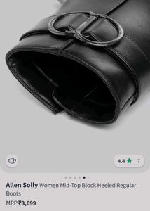 Allen Solly Black Pointed Regular Boots 👢👢