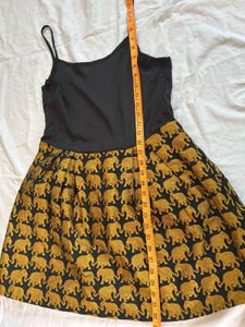 Elephant Print Mini Dress