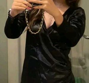 Satin Mini Dress