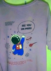 Cute Astronaut Graphic Tee
