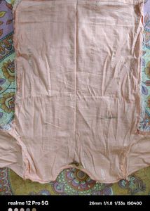 Peach Kurti with Silver Detail