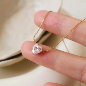 Heart Drop Necklace Anti-tarnish