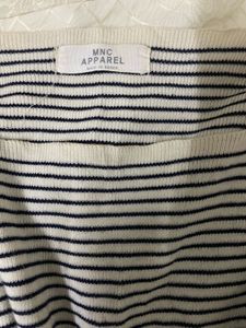 Korean Striped Long Sleeve Top