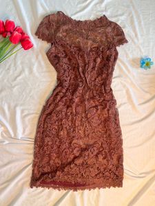 Elegant Lace Mini Dress