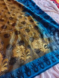 Today Only🎉Unused Saree With Blouse (Women&#39;s)
