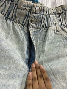 Distressed Acid Wash Jeans