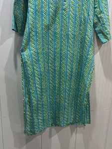 Elegant Green Printed Kurta