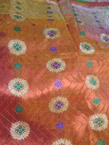 Elegant Orange Saree