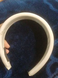 Padded White Headband