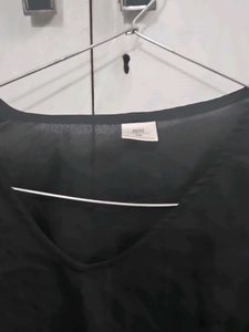 Black Bell Sleeve Top