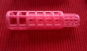 Pink Hair Rollers - 10 Pcs