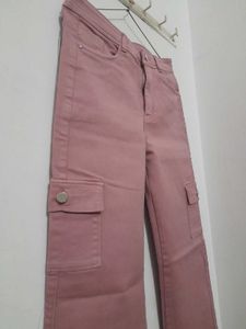 Pink straight Cargos