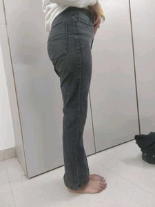 Gray Bootcut Jeans