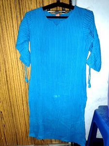 Blue Striped Kurta