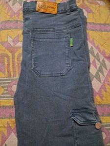very good cargo denim jeans