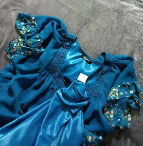 Korean Floral Dress