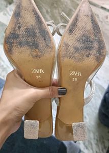 Zara Heels with Bow Detail ✨