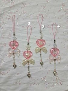 Pink Magic Wand Phone Charms
