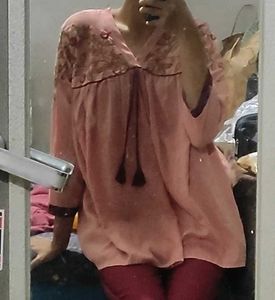 Floral Embroidery Top