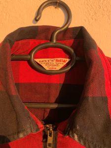 Levi's Red &amp; Black Plaid Shirt