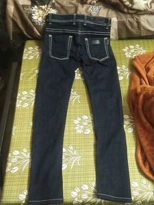 Stylish Dark Blue Denim Jeans
