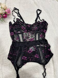 Vintage Floral Lace Bralette