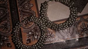Silver Beaded Bracelet &amp; Earings