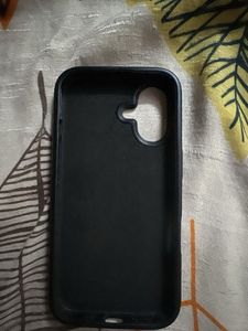 I  Phone 16 Black Cover Silicone