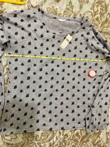 Imported Brand New Printed Long Sleeve Top