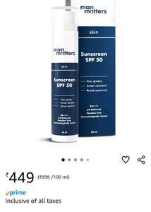 Seald Pack Man Matters Sunscreen SPF 50