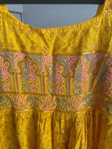 Yellow Sharara Set