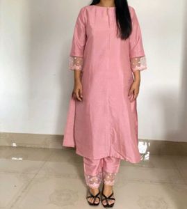 Pink Kurti Set