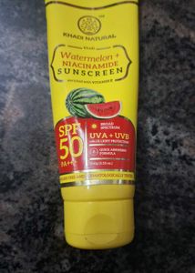 Khadi Natural Watermelon Sunscreen SPF 50