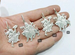 Real Silver Chandi Shri Hanuman Pendant