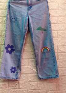 Funky Graphic Jeans💗💗💗