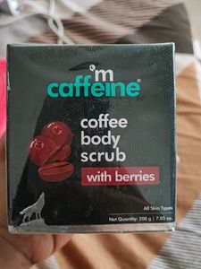M Caffeine Coffe Body Scrub With Berries
