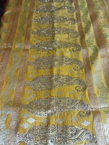 Elegant Yellow Saree