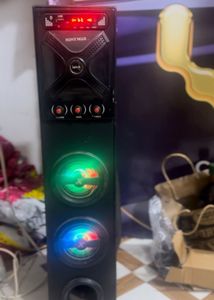 Sony Max Tower Speaker - Deep Bass, Vibrant LEDs