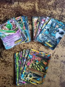 Pokemon Card Set with Rock-Paper-Scissors Feature