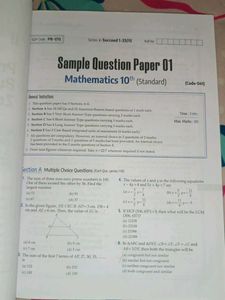ARIHANT Class 10 - 15 Sample Question Papers Maths