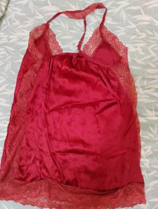 Red Lacy Camisole