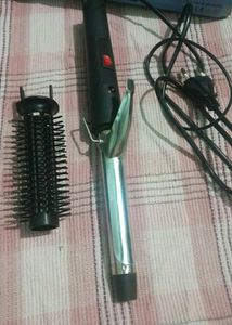 Woman Hair Curling Iron
