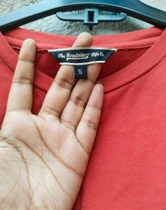 Yellow &amp; Red 2 Short Sleeve Crop Tops