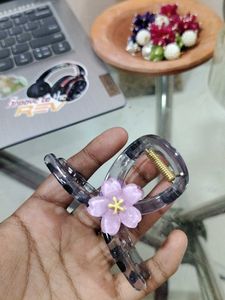 Flower Hair Claw Clip
