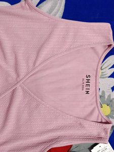 Pink SHEIN Crop Top